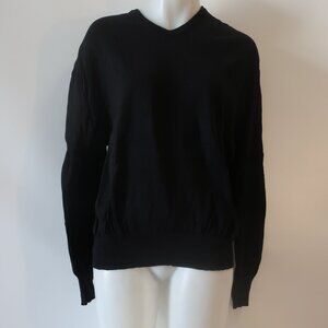 Mens Farella Black (Item- 21) Made In Italy V-Neck Sweater L